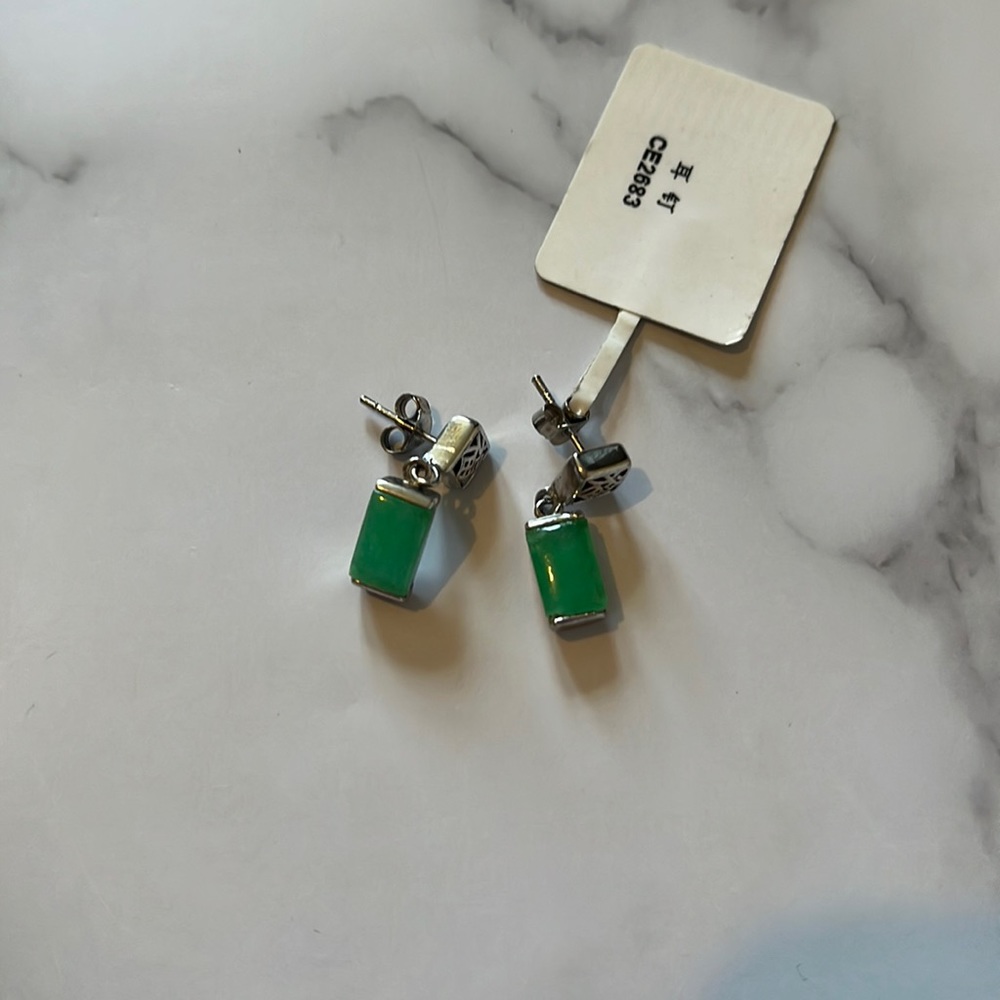Jade earrings!